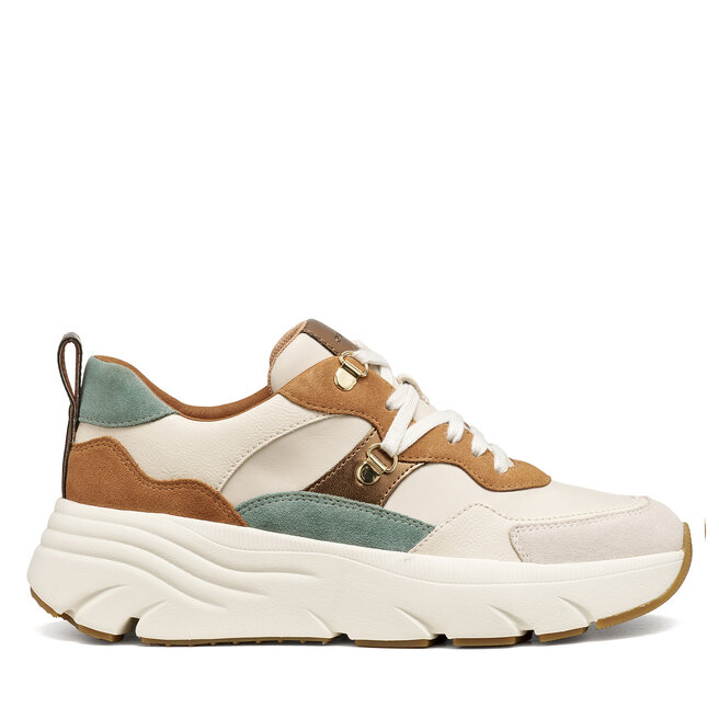 Sneakersy Geox D Diamanta D36UFE 022BC CT65V Brązowy - kobiece