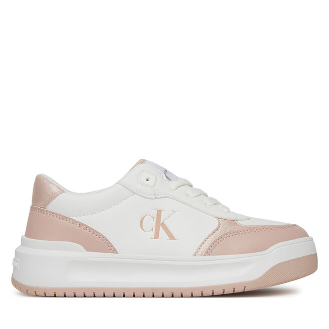 Sneakersy Calvin Klein Jeans V3A9-82020-1355X134 Biały - dziewczęce