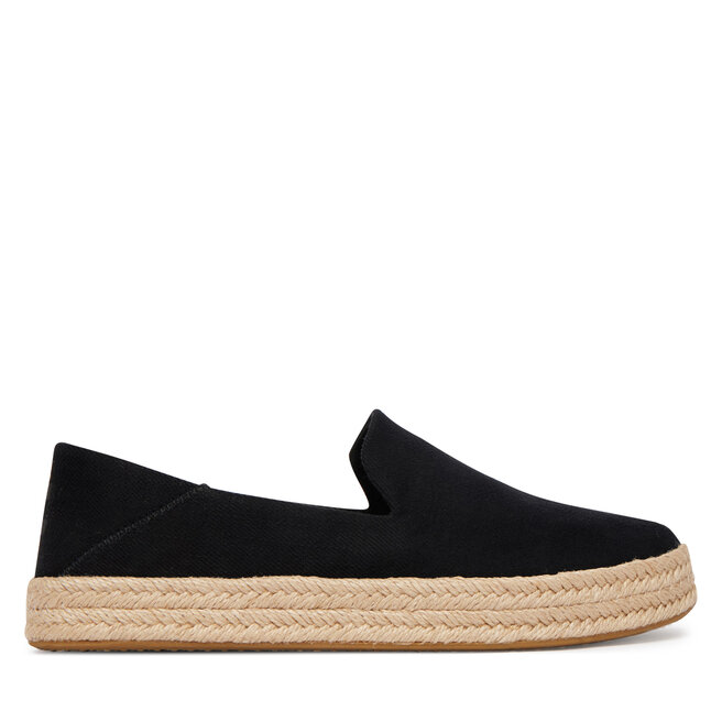 Espadryle Toms Carolina 10020990 Czarny - kobiece