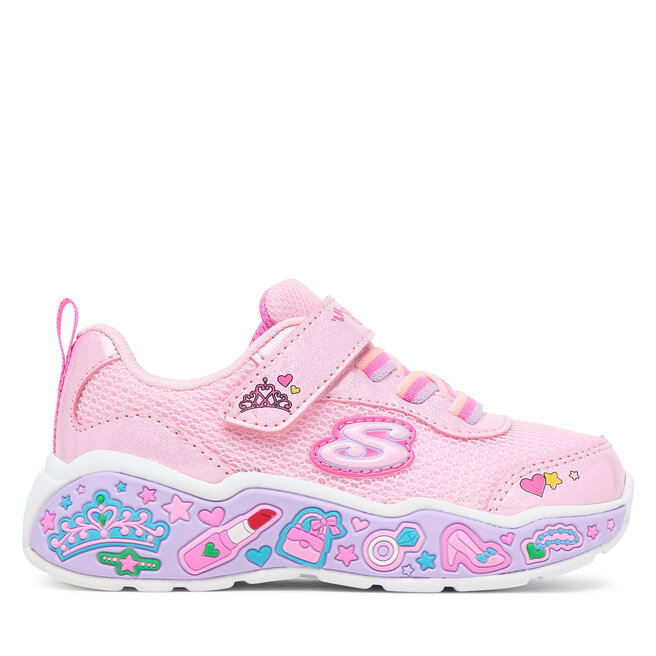Sneakersy Skechers Play Scene - Fun Squad 303158N/LPMT Różowy - dziewczęce