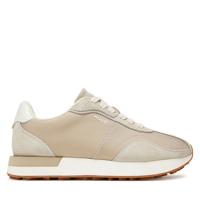Sneakersy HUGO Kiria 50548131 Beżowy - kobiece