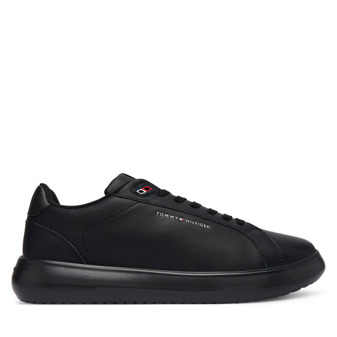 Sneakersy Tommy Hilfiger Light Chunky Leather Sneaker FM0FM06000 Czarny - męskie