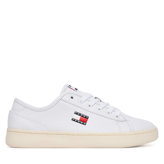 Tenisówki Tommy Jeans Tjw Lightweight Court EN0EN02875 Biały - kobiece