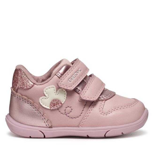 Sneakersy Geox B Zapito B566DC 054AJ C8014 Różowy - dziewczęce