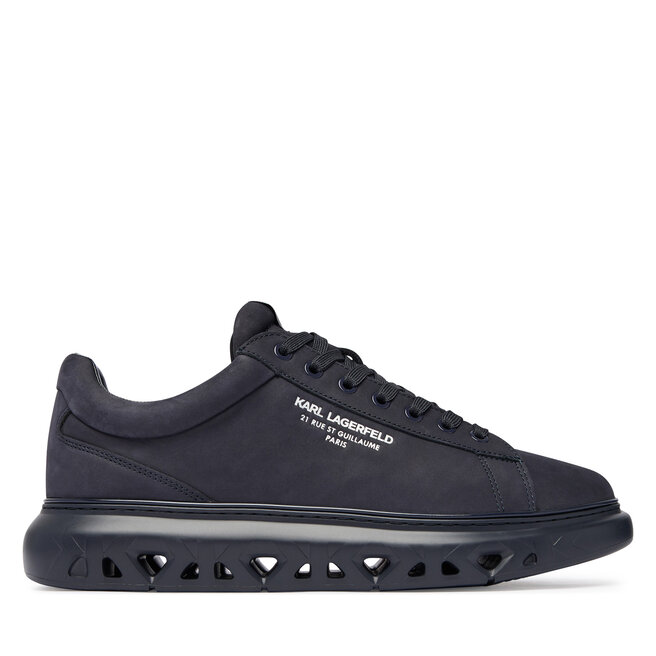 Sneakersy KARL LAGERFELD Kapri Kite KL54527 Granatowy - męskie