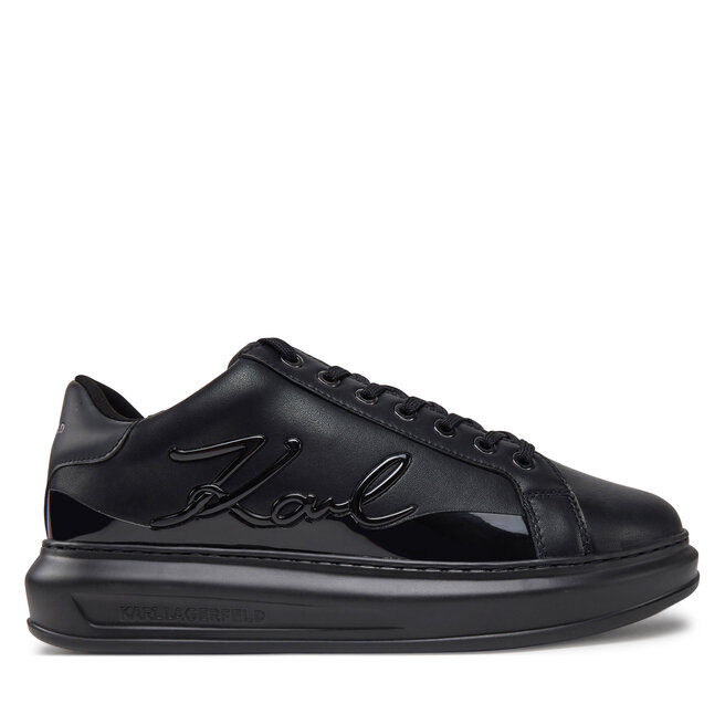 Sneakersy KARL LAGERFELD Kapri KL52548F Czarny - męskie