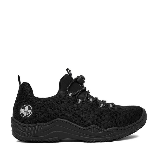 Sneakersy Rieker L0550-01 Czarny - kobiece