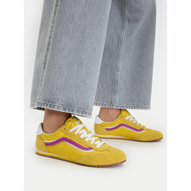 Sneakersy Vans Super Lowpro VN000D83GRV1 Żółty - kobiece