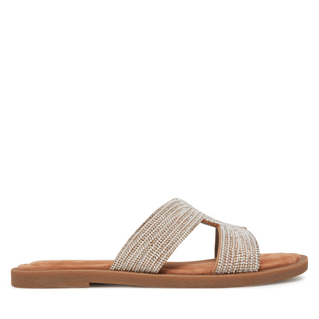 Klapki Tamaris 1-27113-42 Srebrny -