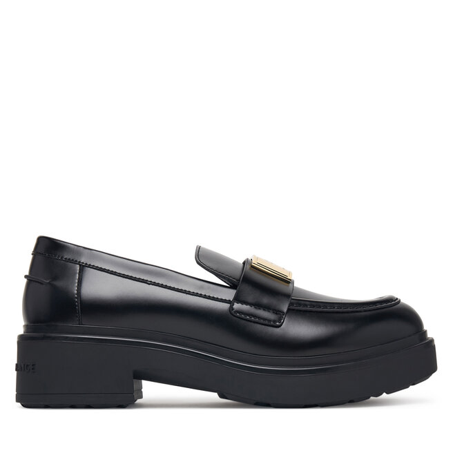 Loafersy Armani Exchange XW003095 AF11912 UC001 Czarny - kobiece