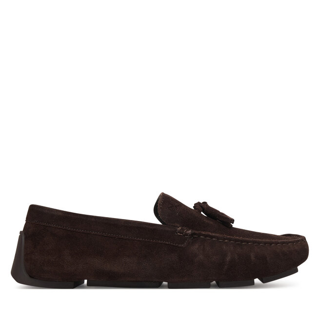 Mokasyny Calvin Klein Driver Tassels Su HM0HM02028 Brązowy -