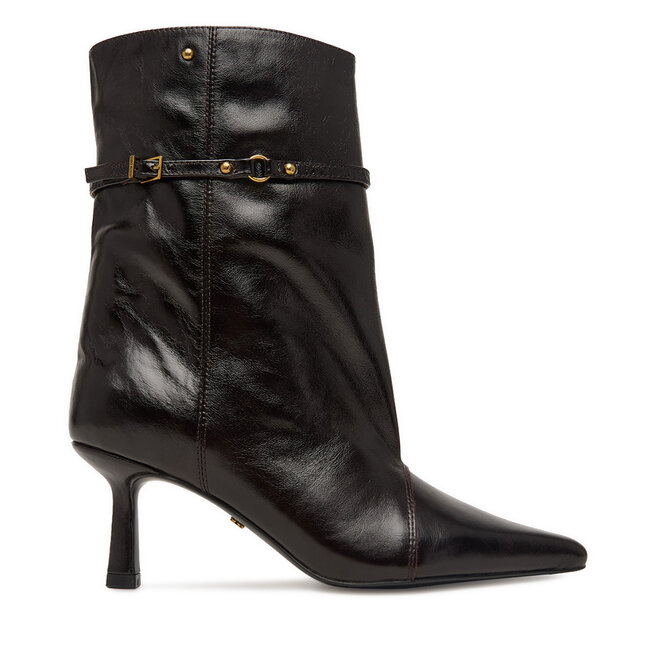 Botki GINO ROSSI EO-LS6531-04-01 Brązowy ciemny - kobiece