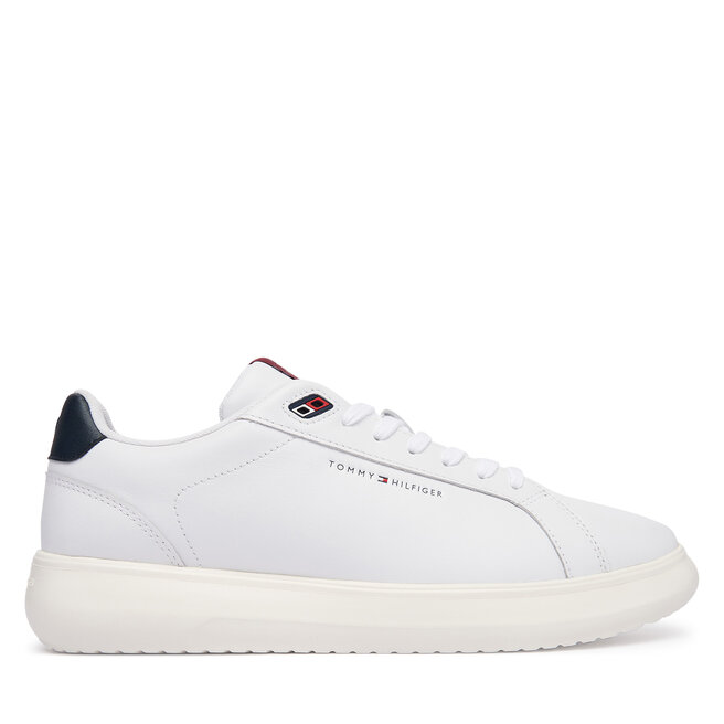 Sneakersy Tommy Hilfiger Light Chunky Leather Sneaker FM0FM06000 Biały - męskie