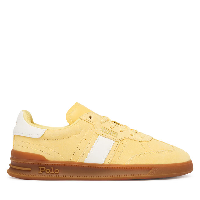 Sneakersy Polo Ralph Lauren 804956688012 Żółty - kobiece