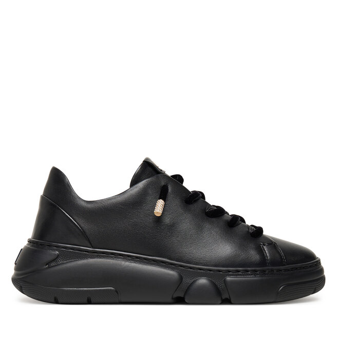 Sneakersy AGL Sheila Vel Vet D938056PGKA0761013 Czarny - kobiece