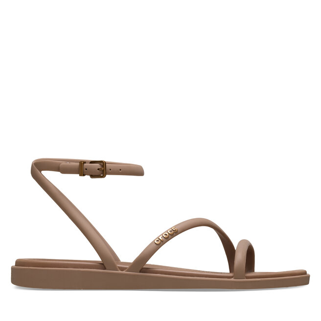Sandały Crocs Miami Ankle Strap Sandal 212256 Beżowy ciemny - kobiece