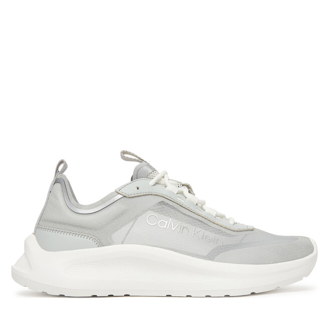 Sneakersy Calvin Klein Light Eva Run Lup Transp Ripst HW0HW02998 Szary - kobiece