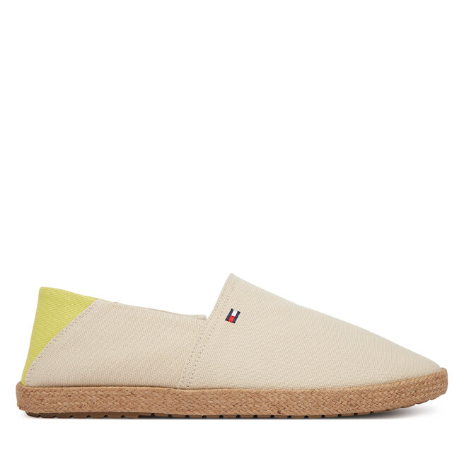 Espadryle Tommy Hilfiger Core Hilfiger Espadrille Textile FM0FM05792 Beżowy - męskie
