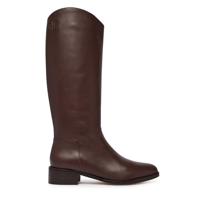 Kozaki LAUREN RALPH LAUREN 802P12995003 Brązowy - kobiece