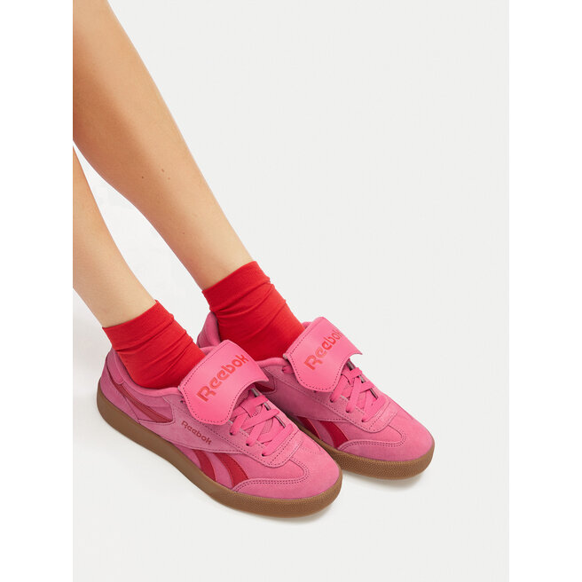 Sneakersy Reebok SMASH EDGE KILTY 100241116 Różowy - kobiece