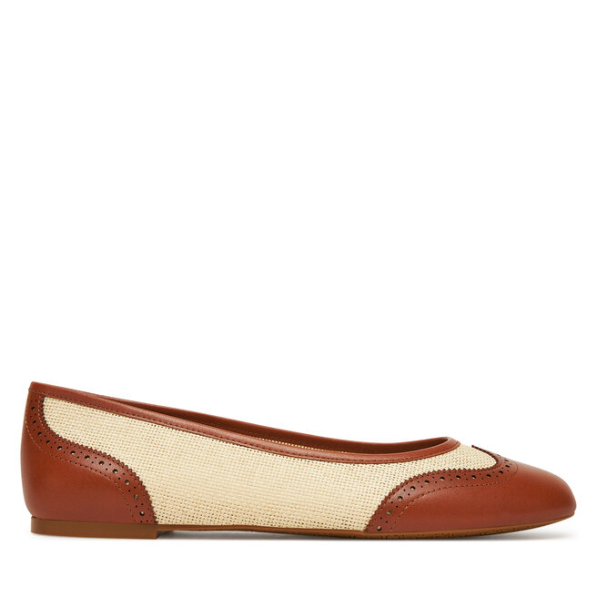 Baleriny LAUREN RALPH LAUREN Jayna 802961799001 Beżowy -