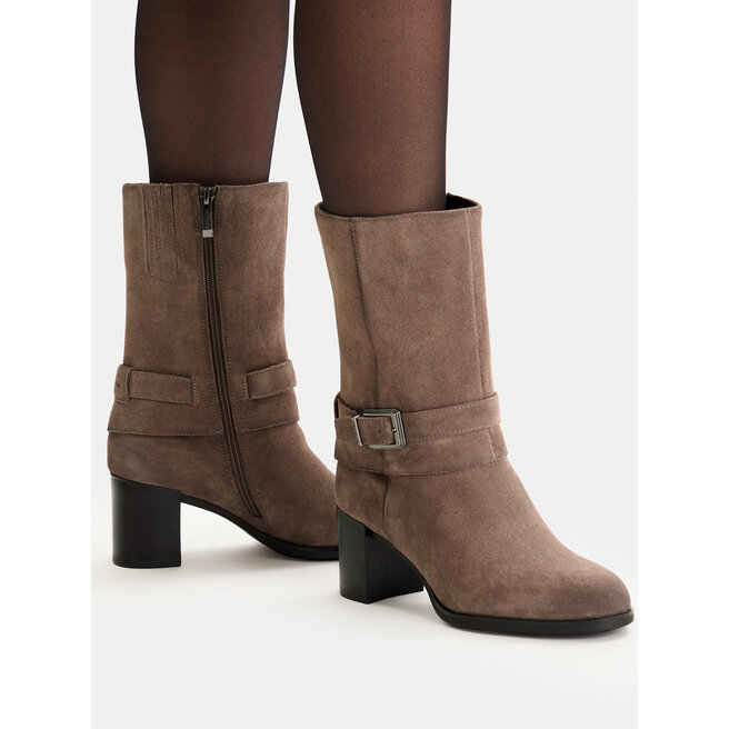Botki Tamaris 1-25359-45 Beżowy - kobiece
