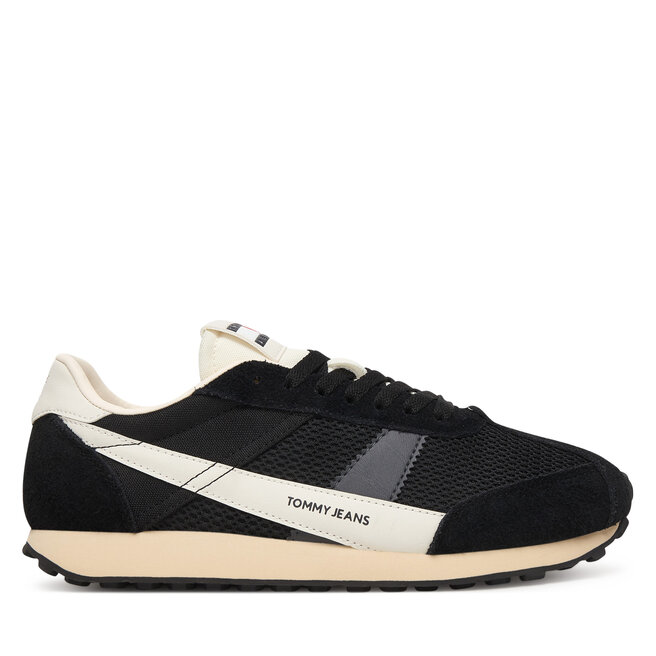 Sneakersy Tommy Jeans Tjw Retro Runner Archive EN0EN03013 Czarny - kobiece