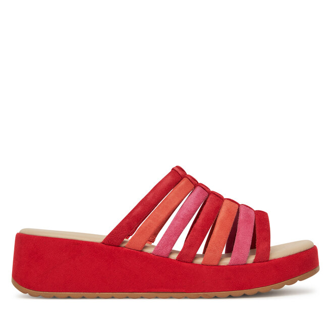 Klapki Caprice 9-27201-44 Czerwony -