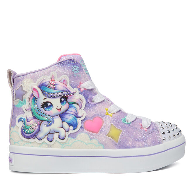 Sneakersy Skechers Twi-Lites 2.0 314378L LVMT Fioletowy - dziewczęce