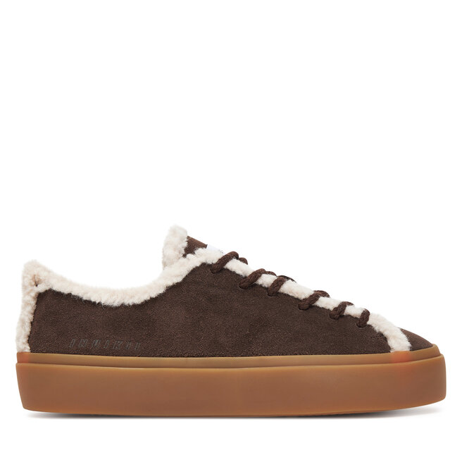 Sneakersy Inuikii Shearling Low 1001.001.0242 Brązowy - kobiece