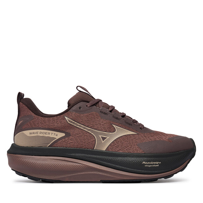 Buty do biegania Mizuno Wave Rider Tt 4 J1GW2632 Bordowy - kobiece