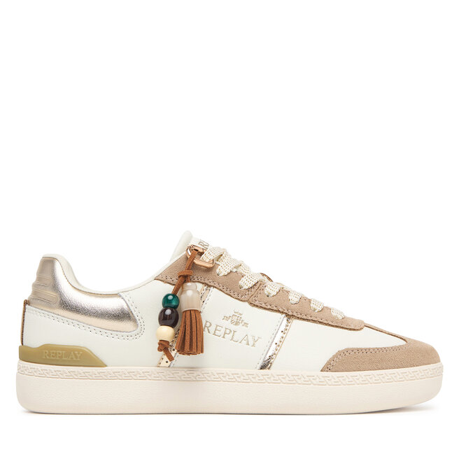 Sneakersy REPLAY GWSD8 .000.C000IL Kremowy - kobiece