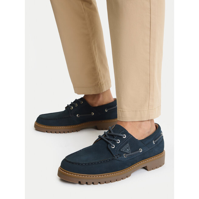 Półbuty Guess Jeans CWBEO-FOX-01 MI08 Granatowy - męskie
