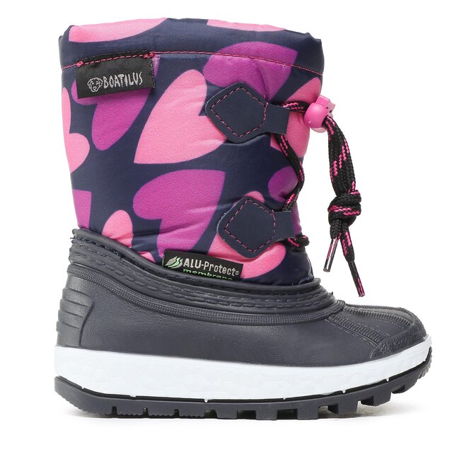 Śniegowce Boatilus Joggy Sport Velcro NJ10 VAR.04F Różowy - dziewczęce