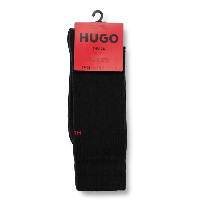 Skarpety długie HUGO 50493253 Czarny - męskie