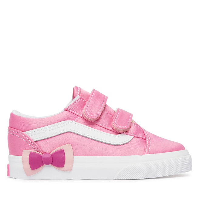 Sneakersy Vans Old Skool V Bow VN000E9WFRQ1 Różowy - dziewczęce