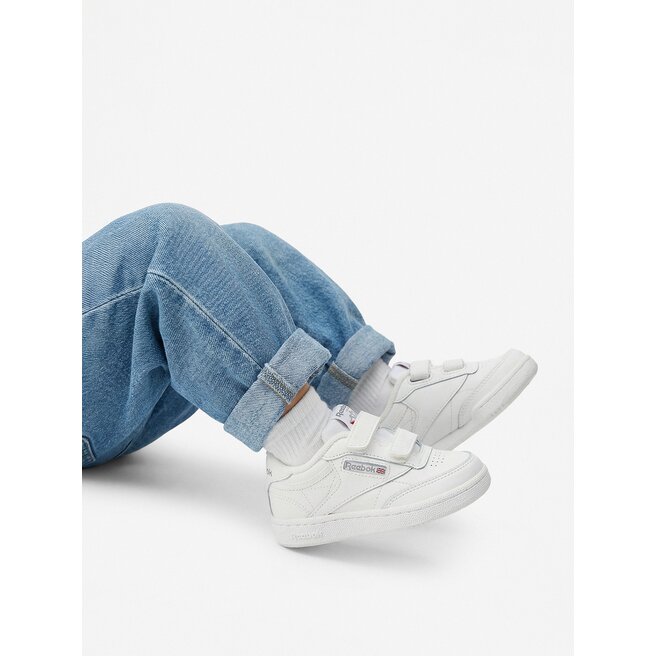 Sneakersy Reebok EO-CLUB C 2V 2.0 100075007 Biały - chłopięce