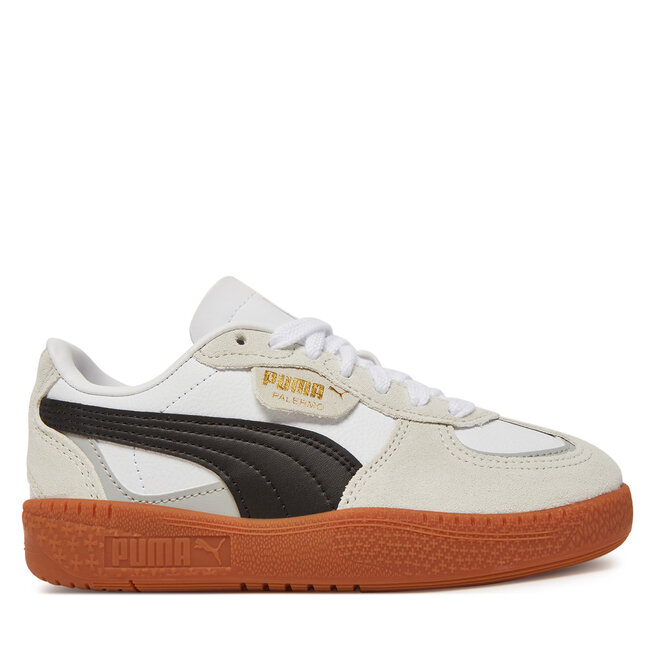 Sneakersy Puma Palermo Moda Jr 398855 01 Biały - dziewczęce