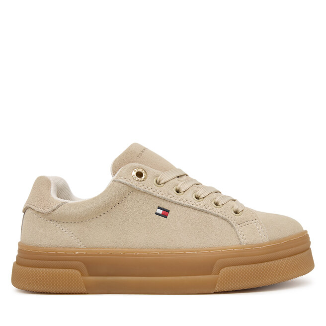 Sneakersy Tommy Hilfiger Jade T3A9-35098-1429 S Beżowy - dziewczęce