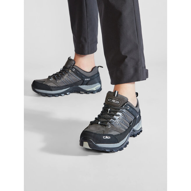 Trekkingi CMP Rigel Low Trekking Shoes Wp 3Q54457 Szary - męskie