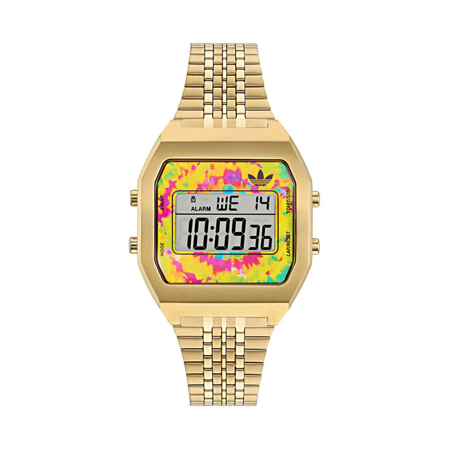 Zegarek adidas Digital Two AOST24559 Złoty -