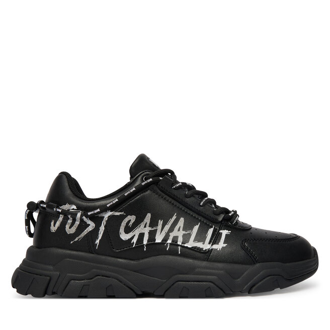 Sneakersy Just Cavalli 80QA3SH1 ZPC21 Czarny - męskie