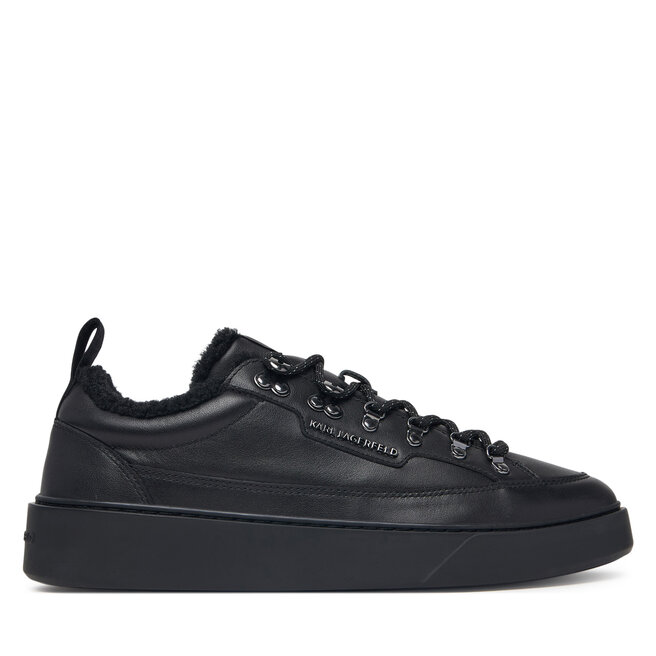 Sneakersy KARL LAGERFELD Flint II KL53323L Czarny - męskie