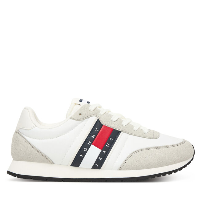 Sneakersy Tommy Jeans Tjm Classic Runner EM0EM01709 Biały - męskie