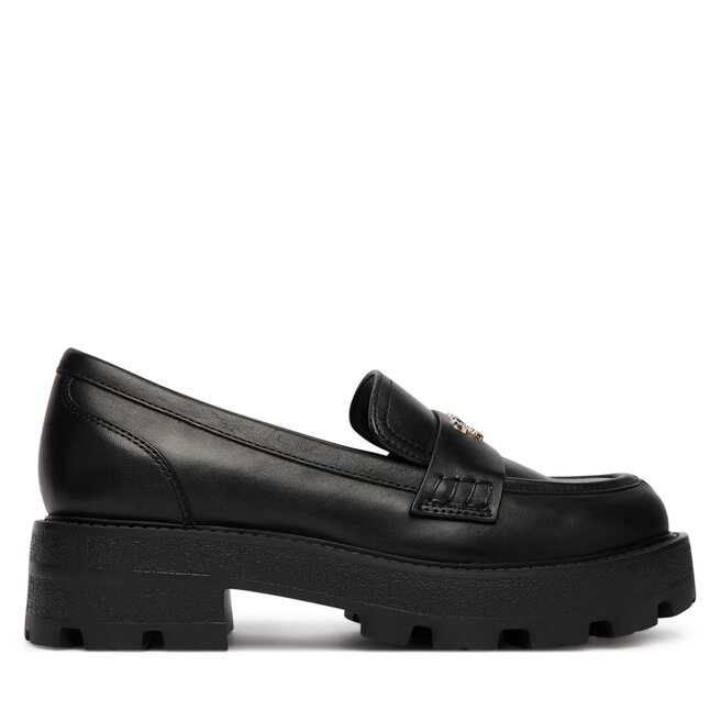 Loafersy Guess FLFYAM LEA14 Czarny - kobiece