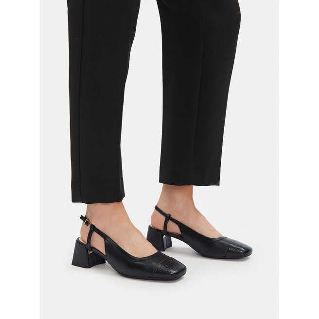 Czółenka Clarks Nyta45 Sling 26181320 Czarny - kobiece