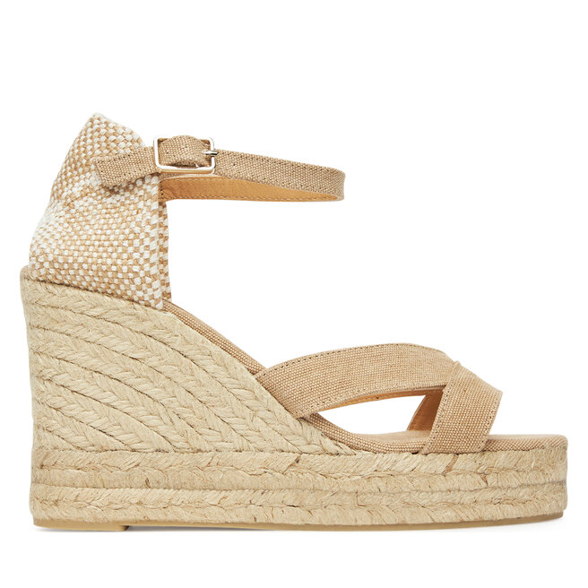 Espadryle Castañer Bruna/8ED/002 025536 Beżowy - kobiece