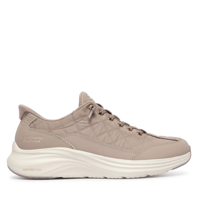 Sneakersy Skechers Contour Foam 150413/TPE Beżowy - kobiece