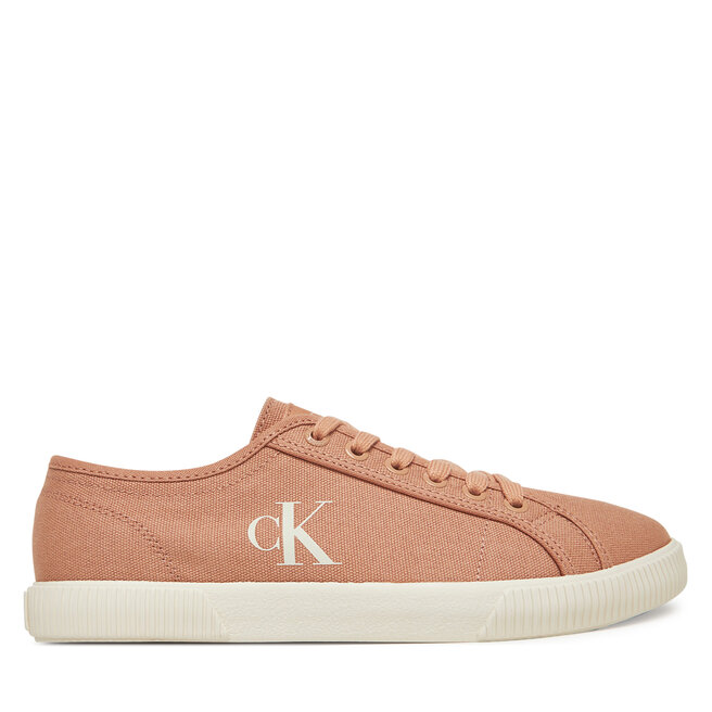 Tenisówki Calvin Klein Jeans Ess Vulc Low Cv Mg Wn YW0YW01762 Koralowy - kobiece