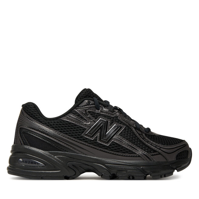 Sneakersy New Balance U740BO2 W Czarny - kobiece